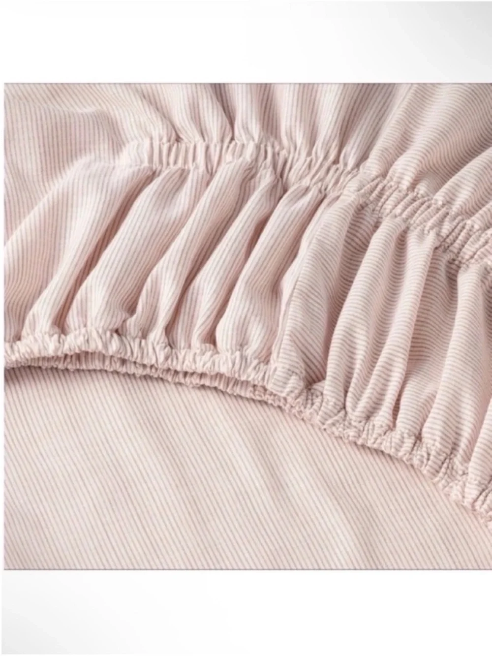 NWT 4pc King Micro Stripe Sheet Set Rust - Hearth & Hand with Magnolia